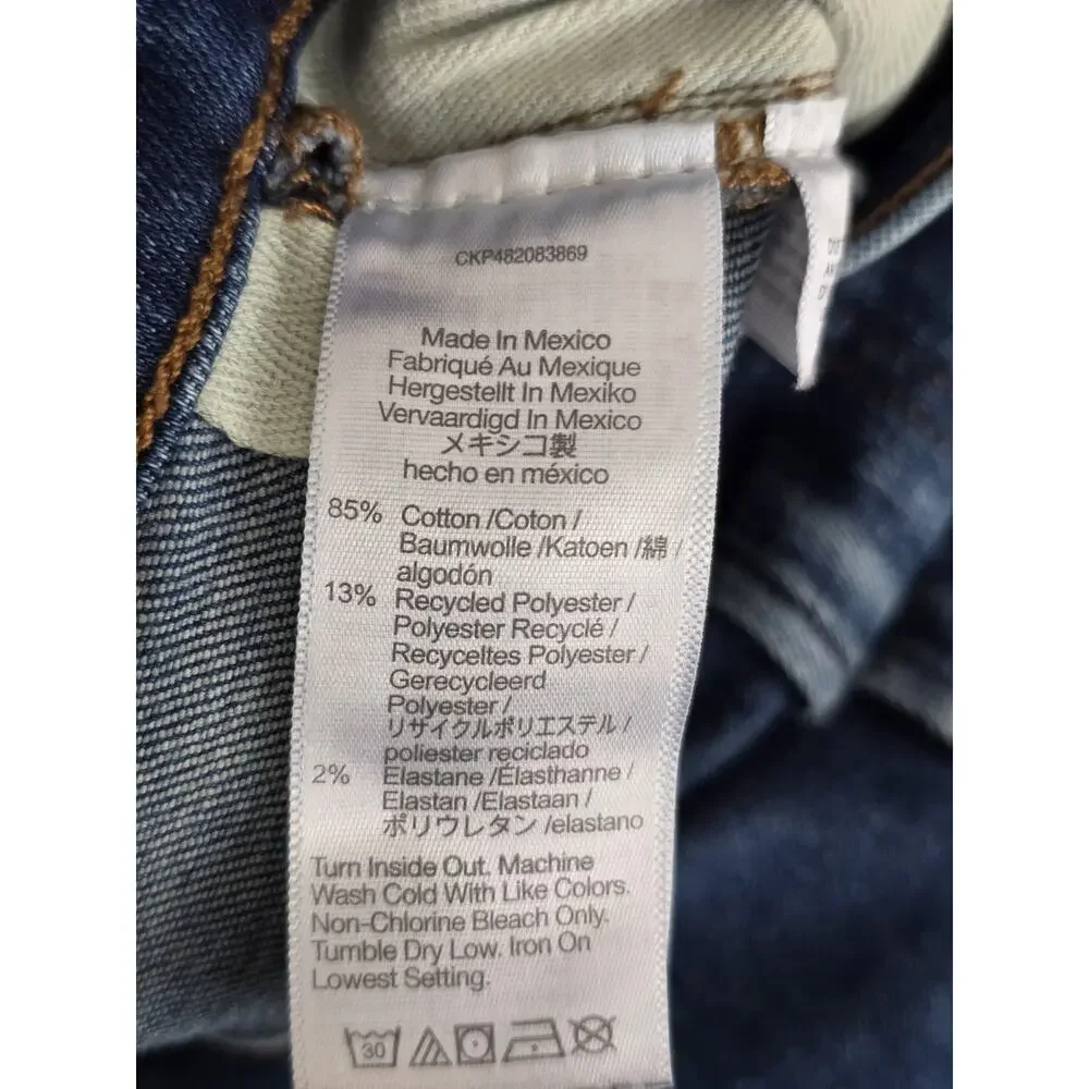 Madewell Mens Size 30 x 32 Slim Fit Jeans Blue Denim Cotton Blend